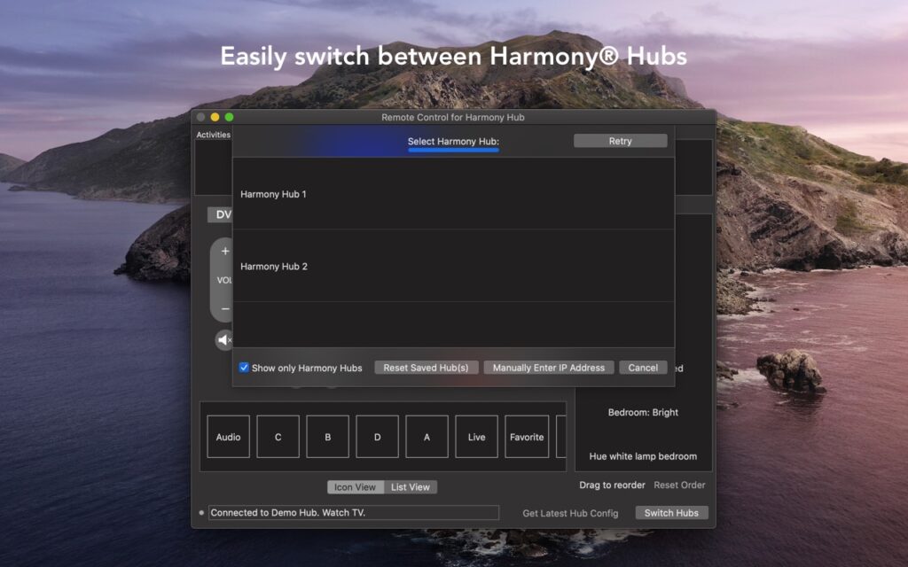 Harmony Hub Mac